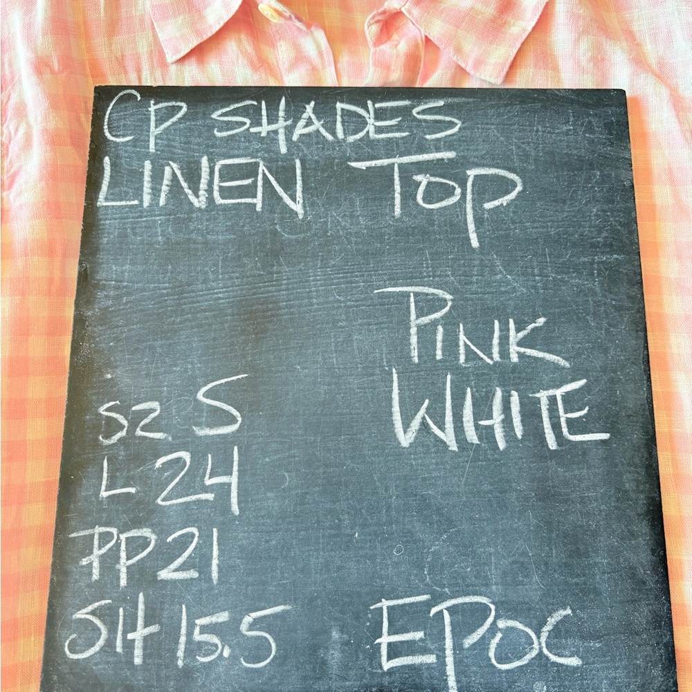 CP Shades Linen Gingham Top - Picture 5 of 12